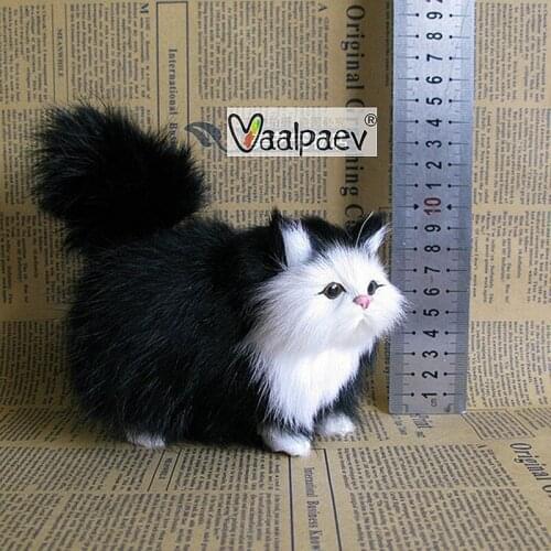 Plush Toys Animal Collectible Blind Box Mini Cat Statue Real Life Cute Figures Five Year Old Girl Fairy Kitty Surprise Guess Bag