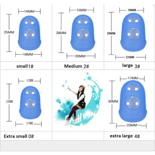 5pcs Guitar silicone finger cots,guitar hand gloves, mixed colors, beginners practice playing the guitar,guitar tool