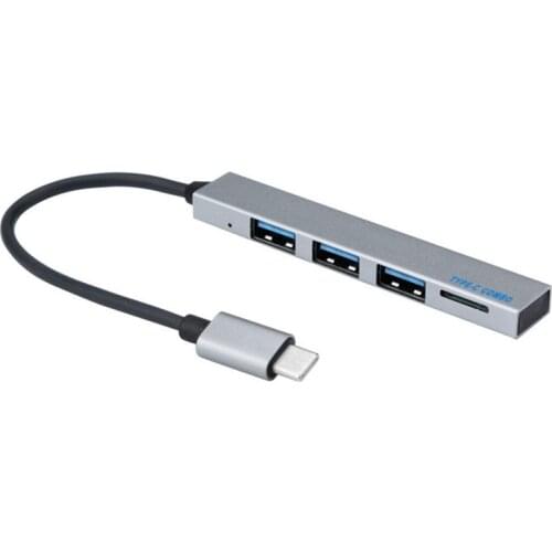 Type-C To 3 Usb Hub Expander Ultra-Thin Mini Portable 3-Port Usb 2.0 Hub Usb C Hub Type C Hub Ethernet Adapter