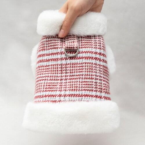 Warm Dog Clothes Winter Harness Vest Pet Thicken For Small Dogs Bichon Teddy Coat Puppy Costume Jacket Schnauzer Ropa Para Perro