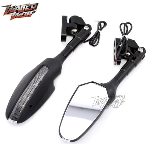 Rearview Mirrors For BMW S1000RR KAWASAKI NINJA YAMAHA YZF-R1 HONDA CBR TRIUMPH SUZUKI HAYABUSA Motorcycle Accessories LED Lamp