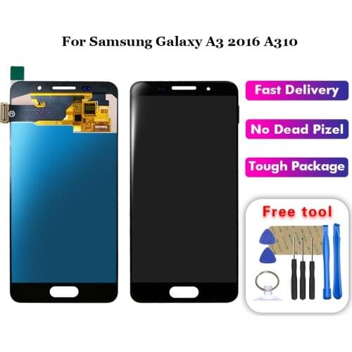 For Samsung Galaxy A3 2016 A310 SM-A310F A310f/ds LCD Display Screen Touch Digitizer Assembly