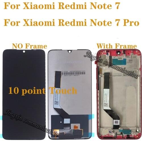 6.26" AAA LCD For Xiaomi Redmi Note 7 PRO LCD display touch screen Digitizer Assembly for Redmi Note 7 LCD Global version