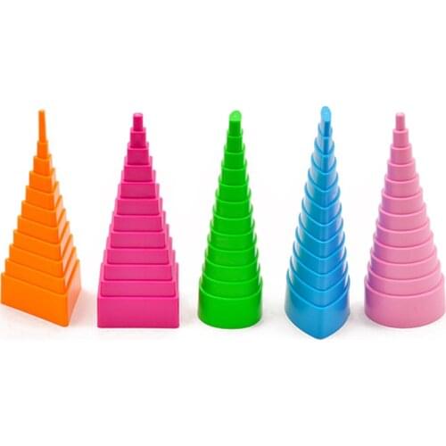 5Pcs/Set Creative Papercraft Quilling Border Tower Paper Quilling Tools Mould Mixed Papercraft DIY Handcraft