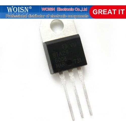 5pcs/lot BTA24-600B BTA24-600 BTA24 Triacs 25 Amp 600 Volt TO-220 new original In Stock