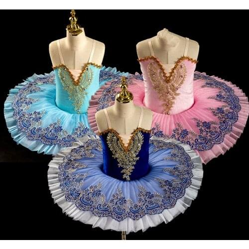 Ballet Tutu Skirt Ballet Dress Childrens Swan Lake Costume Kids Belly Dance Costumes Stage Professional