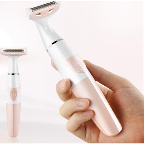 Wet And Dry Epilator Electric Shaver Painless Lady Shaver Usb Rechargeable Bikini Trimmer Whole Body Waterproof