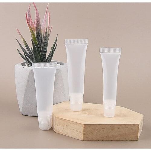 8/10/15ml Plastic Transparent Lip Gloss Tube DIY Empty Lipstick Soft Tube Lip Gloss Container Bottle Empty Cosmetic Container