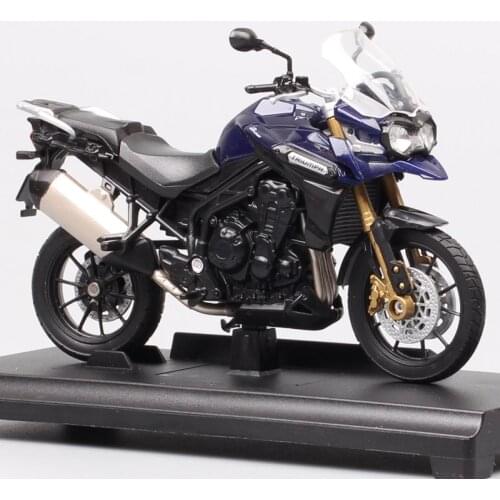 Kids 1/18 Scale Small Welly Triumph Tiger Explorer 1200 800 Touring Motorbike Diecasts & Toy Vehicles Motorcycle Model Replicas
