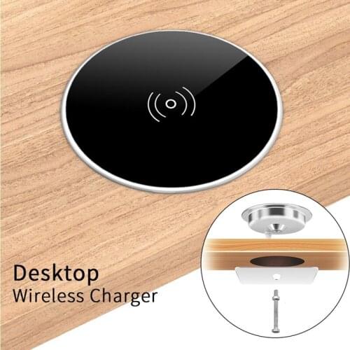 10W 7.5W 5W QI Desktop Wireless Charger Quick Charger 3.0 Embedded Qi Caricabatter Wireless Fast Charging for Iphon 11 Xiaomi 9