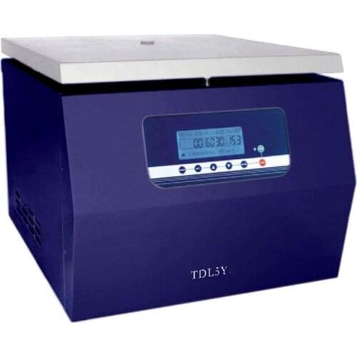 Crude Oil Water Separator Centrifuge Machine For Petroleum Medical Lab Centrifuga TDL5Y with Beautiful Blue Color