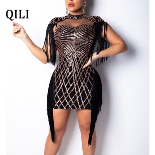 Модные платья в клетку Qili China At AliExpress