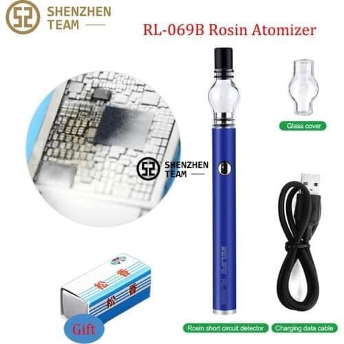 RELIFE RL-069B Rosin Atomizer Rosin Flux Pen Short Circuit Detection USB Charging For Mobile Phone Computer Motherboard Repair