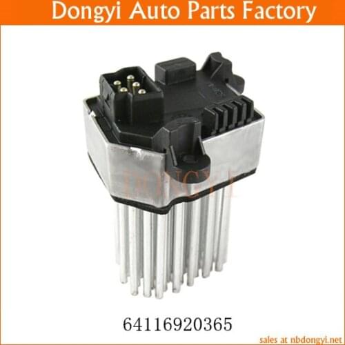 Blower Motor Resistor OE NO. 64116920365