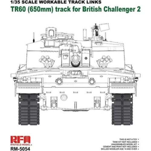 RYEFIELD MODEL RFM RM-5054 1/35 Workable Track for British Challenger 2 - Scale Model Kit