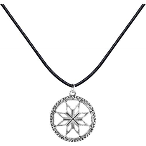 Slavic Pendant Perun Protect God Runes Family Success Sun Good Charm Necklace For Man Amulet Pendant Jewelry