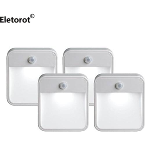 LED Motion Sensor Wall Lights Night light Auto On/Off Battery Operated Lamp for Hallway Pathway Staircase Bedside Light