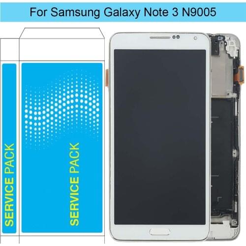 N9005 LCD For Samsung Galaxy Note 3 N900 N9005 N900A N900V LCD Frame Display Touch Screen Digitizer Assembly