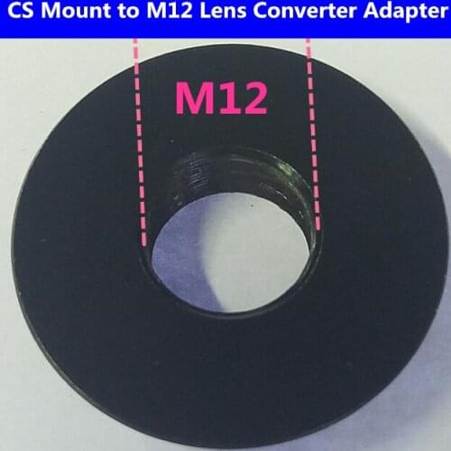 100pcs/lots CS Mount to M12 Lens Converter Adapter MTV board lens mounted