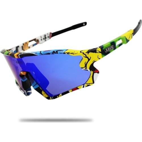 5 Lens UV400 Cycling Sunglasses TR90 Sports Bicycle Glasses MTB Mountain Bike Fishing Hiking Riding Eyewear