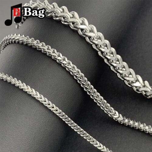 5 Meters/Lot 2.5/3/6mm Stainless Steel Basic chain For DIY Necklaces Bracelet Fashion personality Decorative chain accessories