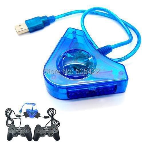 New high qualtiy USB Dual for PS1 for PS2 for PSX to PC USB CONTROLLER ADAPTER CONVERTER