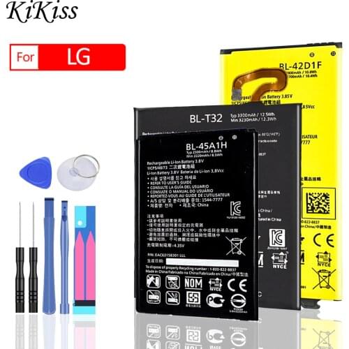 BL-42D1F BL-44JR BL-49SF BL 52UH/59JH/59UH/T11/T2/T32 BL-53HN LGIP-550N Battery For LG G2 G4C G5 G6 Q6 L22 P940 P895 P990 KV700