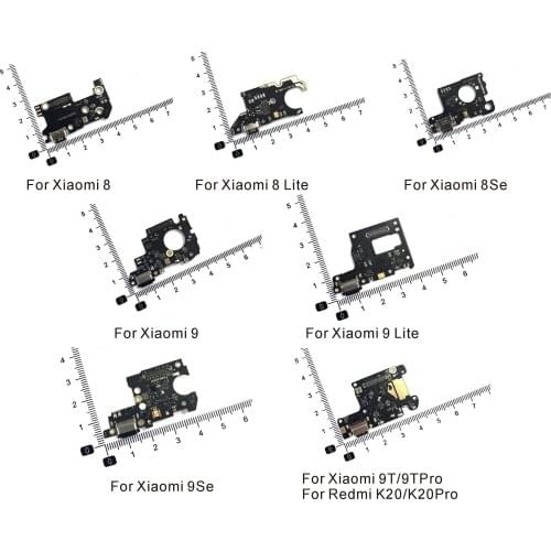 USB Charging Dock Port Socket Jack Connector Charge Board Flex Cable For Xiaomi Redmi 8 Lite 8Se 9 9Lite 9Se 9T 9TPro K20 K20Pro