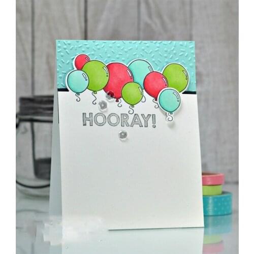 HOORAY Balloons Clear Stamps Seal for Scrapbooking Decorative Cards Making Paper Crafts Supplies Transparent Stamps 4*6 New 2018