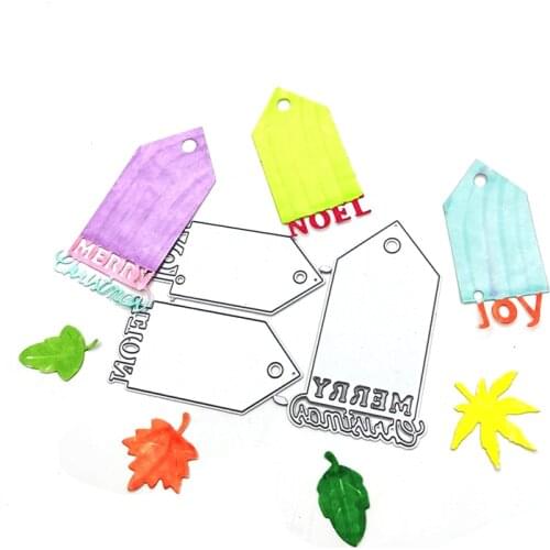 Julyarts Tag Metal Die Cuts Crafts Stencil Cutting Dies for Diy Scrapbooking Album Paper Card Making Embossing Dies New 2021