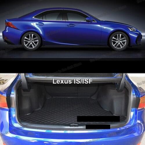 Lsrtw2017 leather car trunk mat cargo liner for lexus is is200 is350 is250 2005-2019 2018 2017 2016 2015 2014 2013 2012 2010