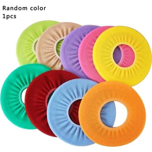 Candy-Colored Round Universal Toilet Seat Polyester Toilet Seat O-Shaped Toilet Seat Toilet Bowl Warm Pad