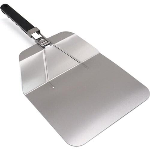 Pizza Crust Extra Large Pizza Paddle Stainless Steel with Folding Handle