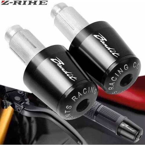 For SUZUKI Bandit 1250 250 400 650 GSF650 bandit 1200 BANDIT250 Motorcycle Accessories Handlebar Hand Grips Handle Bar End Cap