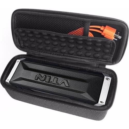 2018 New EVA Carry Travel Zipper Protective PU Storage Hard Case Box Bag Sleeve For Vtin 20 Watt Waterproof Bluetooth Speaker