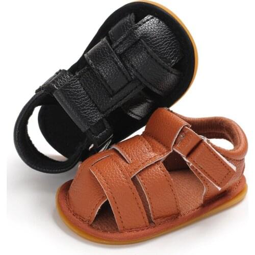 New childrens classic male baby casual shoes soft bottom fashion rubber first Walkers Baby bottom foot slip shoes