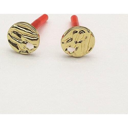 New Arrival! 10mm 100pcs Zinc Alloy Round Shape Ear Stud for Handmade Necklace/Earring DIY Parts,Jewelry Accessories Findings