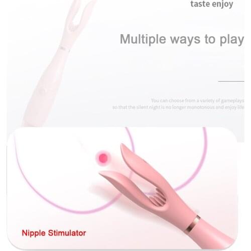 New Sexy Masturbation Rechargeable USB Sex Products Vibrator Wireless Funny Wave Clip Vibrator