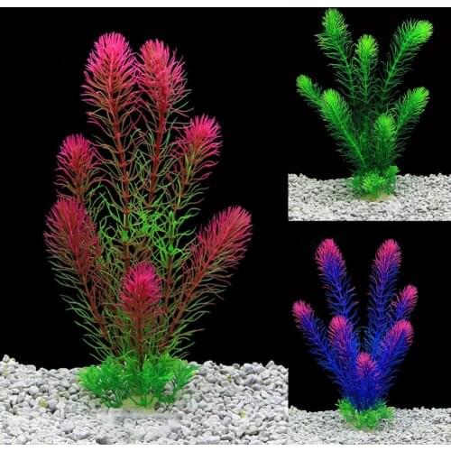 New Style Green Aquatics Plants Simulation Home Supplies Plastic Artificial Water Grass Accessories for Fish Tank Decoration