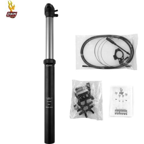DNM Wire Remote Control Liftable Seatpost 125mm travel Downhill DH FR AM XC Air Dropper 30.9/31.6/34.9*380mm Seat Tube