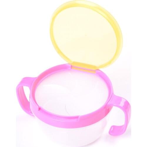 New Infants Kid 360 Rotate Spill-Proof Bowl Dishes Tableware Baby Snack Bowl Food Container Feeding Children Assist Food