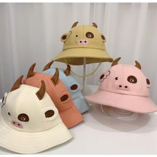 Fishing Fisherman Hat Cartoons Printing Bucket Hats Hat Sun Cap Personality Bucket Hat Cap For Unisex Women Men Cotton Hats