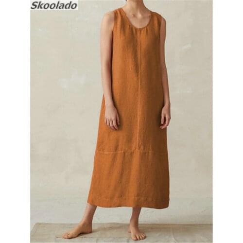 Skoonlado Sleeveless Summer Dresses