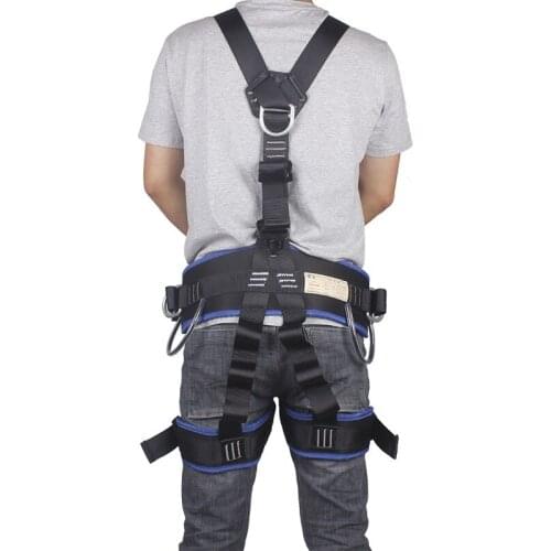 Professional FULL BODY HARNESS For Rock Climbing Tree Care Cutting Rigging Fall Arrest Equipment Mountaineering Gear Accessory