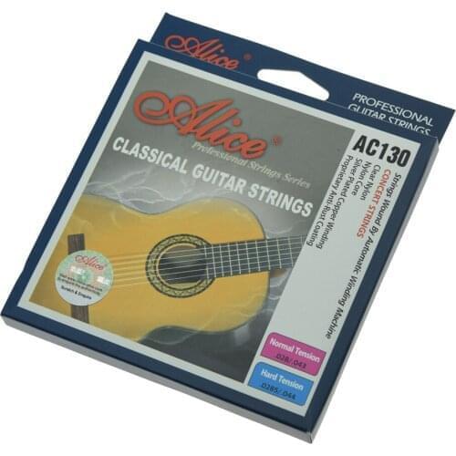 Alice Clear Nylon Classical Guitar String High Tension Silver Plated Copper Wound Guitar Strings