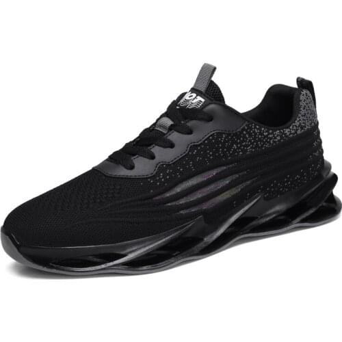ZXCP2021 New Fashion Jogging Mens Sports Shoe Light Weight Breathable Lac-Up Mesh Stable Shock Absorption Running Shoes