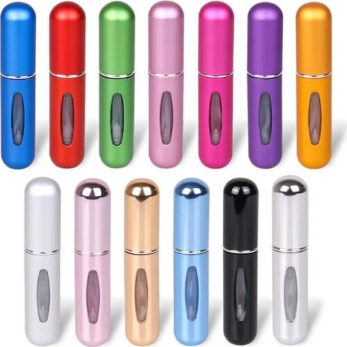 1PC 5 ML Mini Refillable Bottles Portable Travel Perfume Spray Bottle Colorful Cosmetic Containers Atomizer Bottle Makeup Tools