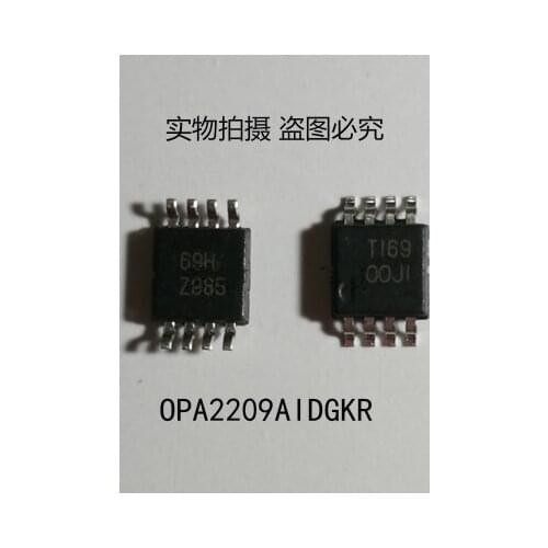 10PCS OPA2209AIDGKR MSOP8 OPA2209AIDGKT MSOP-8 OPA2209AI OPA2209 2209 Code OOJI Operational Amplifier New and original