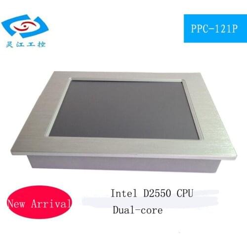 12.1 inch Cheap Price touch screen Industrial Panel PC Windows10 & linux os