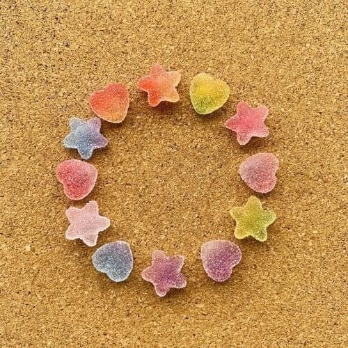 12pcs Star Heart Shape Push Pins Thumbtacks Artificial Soft Candy Styling Pushpin Decor Thumb Tack Pin Office Binding Supplies